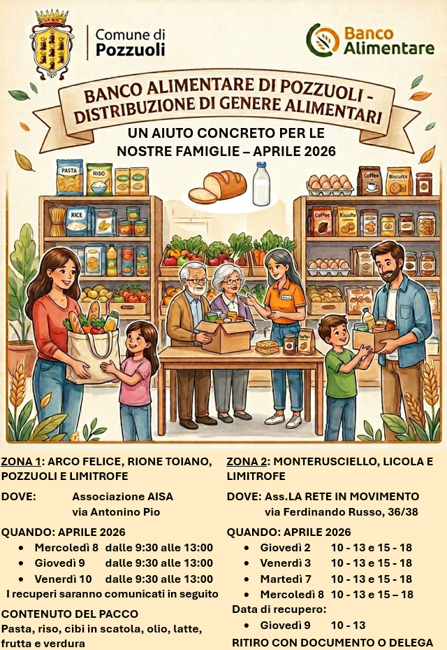 Pacco alimentare aprile