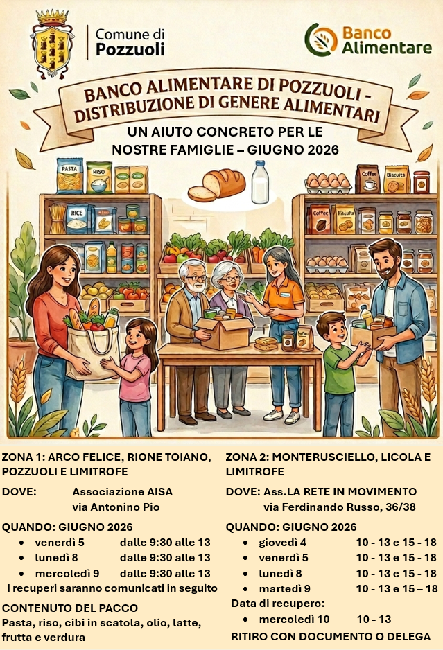 Pacco alimentare giugno