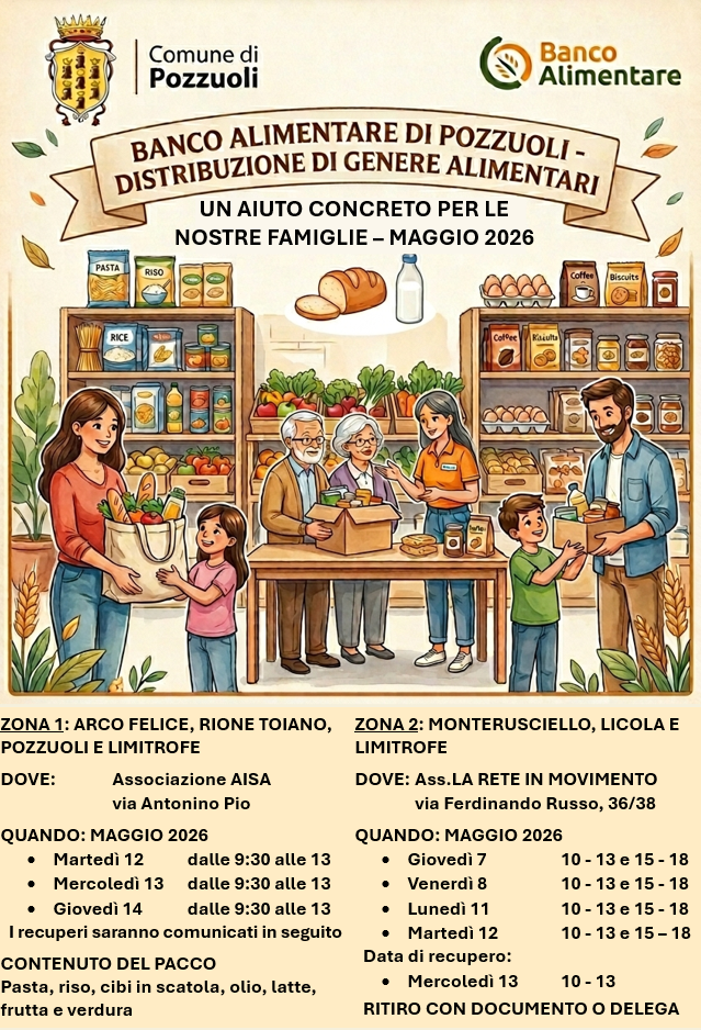 Pacco alimentare maggio