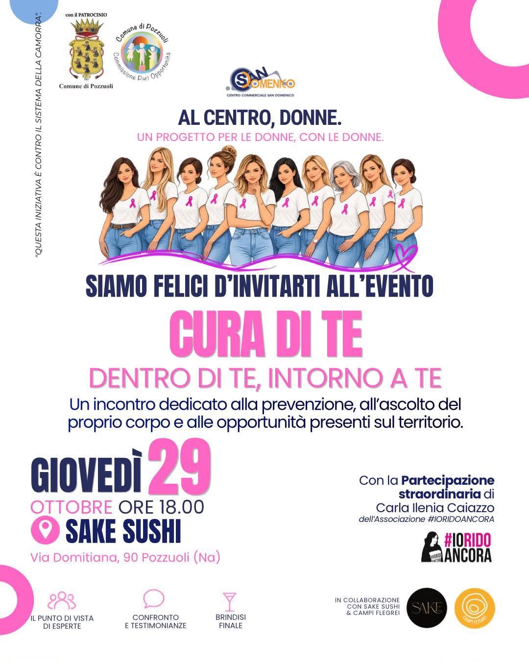 Incontro dedicato alla prevenzione, all’ascolto del proprio corpo e alla conoscenza delle opportunità presenti sul territorio