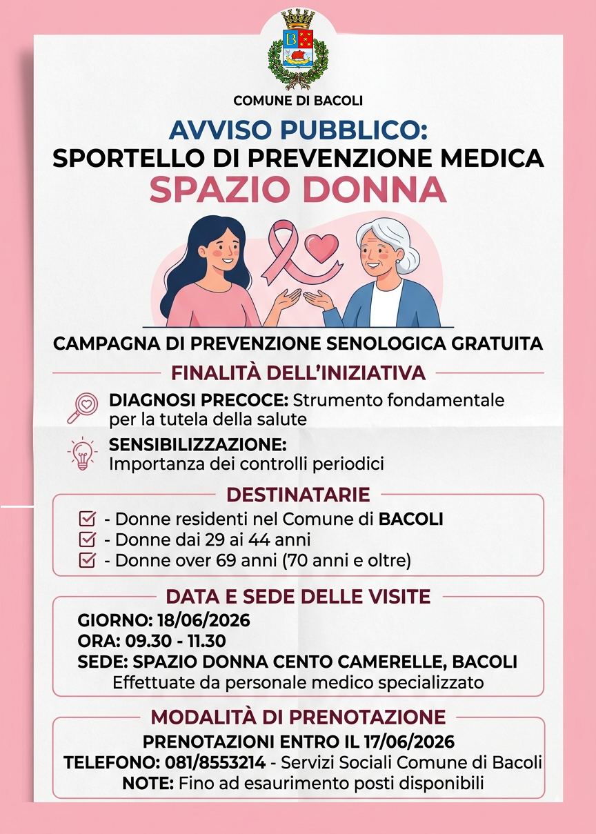 Campagna di prevenzione senologica gratuita